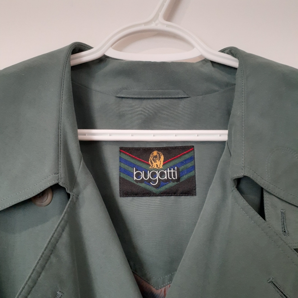 Vintage/Retro 80's Bugatti Businesscore Oversized Streetwear Trench - Picture 2 of 15